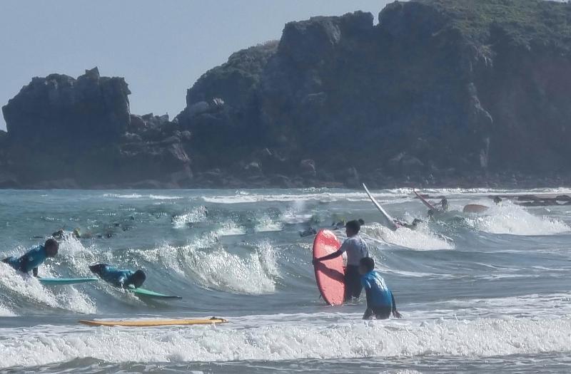 surfcamp asturias clase olas
